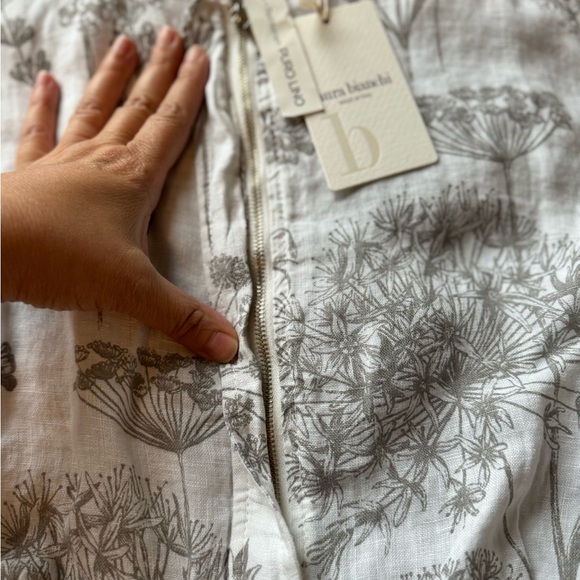 Women’s pure linen vest/top size large - Picture 3 of 4